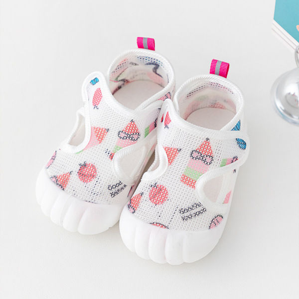 2025 Summer New Mesh Baby Toddler Shoes Sandals Velcro Non-slip Breathable 1-3 Years Old Baby Shoes