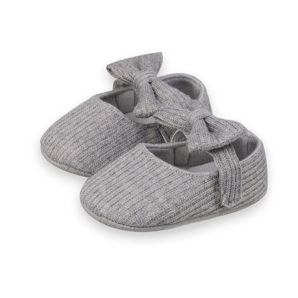 Wholesale Spring & Fall Small Flower Woolen Shoes 0-1 Year Old Baby Shoes Soft Sole Anti-Falling Male and Female Baby Princess Shoes